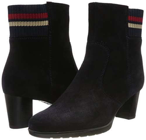 ARA Orly 1213407, Botines Mujer, Azul, Azul, Azul, Rojo, Crema 76, 37.5 EU