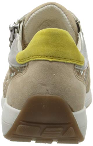 ARA Osaka, Zapatillas Mujer, Braun Camel-Secador de Pelo, Color Dorado y Amarillo, 37.5 EU