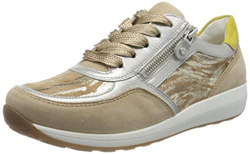 ARA Osaka, Zapatillas Mujer, Braun Camel-Secador de Pelo, Color Dorado y Amarillo, 37.5 EU