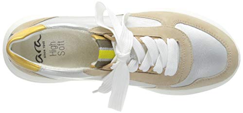 ARA Roma, Zapatillas Mujer, Amarillo Camel Oro Blanco Amarillo 07, 37 EU