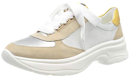 ARA Roma, Zapatillas Mujer, Amarillo Camel Oro Blanco Amarillo 07, 37 EU