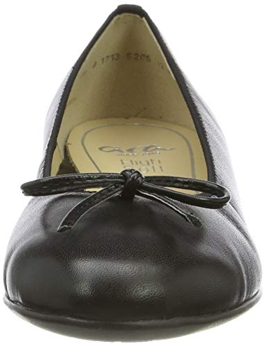ARA Sardinia 1241329, Zapatos Tipo Ballet Mujer, Negro 01, 42.5 EU