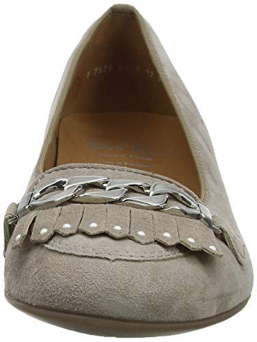 ARA Sardinia - Bailarinas cerradas para mujer, color Beige, talla 38.5 EU