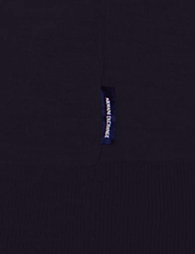 Armani Exchange 8nzm3c Camiseta Cuello Alto, Azul (Navy 1510), Small para Hombre