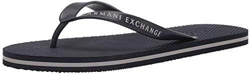 Armani Exchange Classic Flip Flop, Chanclas Hombre, Azul (Navy 00285), 38 EU