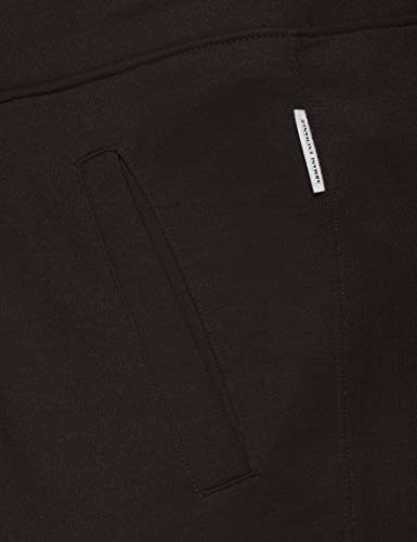 Armani Exchange Double Knit, Side Logo Pantalones de Deporte, Negro (Black 1200), 44 (Talla del Fabricante: Large) para Mujer