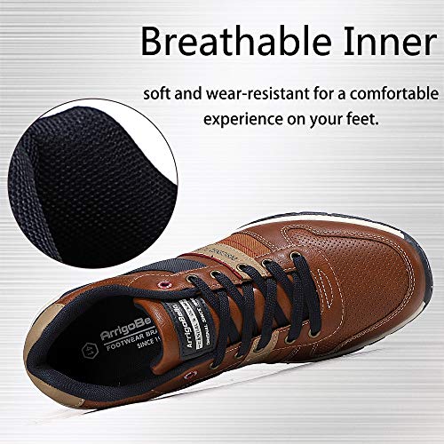 ARRIGO BELLO Zapatillas Hombre Zapatos de Casual Sneakers Vestir Deportivas Confort Jogging Transpirables Sneaker Talla 41-46(Azul, 45)