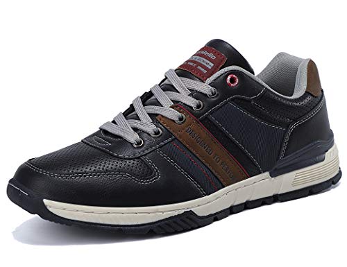 ARRIGO BELLO Zapatillas Hombre Zapatos de Casual Sneakers Vestir Deportivas Confort Jogging Transpirables Sneaker Talla 41-46(Azul, 45)