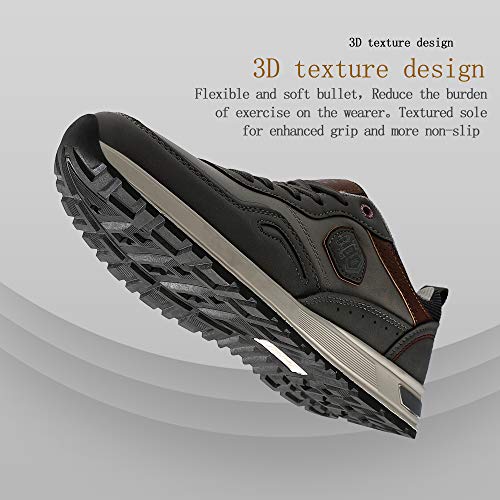 ARRIGO BELLO Zapatos Hombre Vestir Casual Zapatillas Deportivas Transpirables Gimnasio Correr Running Sneakers Al Aire Libre Tamaño 41-46 (1DK Negro, Numeric_43)