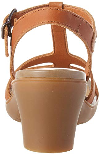Art Alfama, Sandalias con Punta Abierta Mujer, Marrón (Cuero/Arena Cuero/Arena), 40 EU