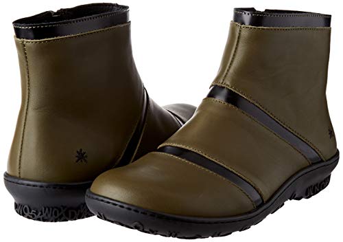 Art Antibes, Botas Mujer, Kaki-Black, 39 EU