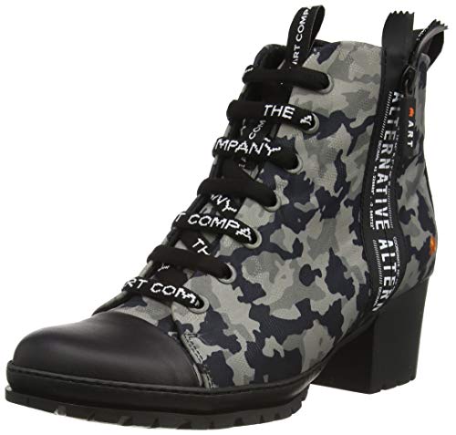 Art Candem, Botas Mujer, Camuflaje Black, 42 EU
