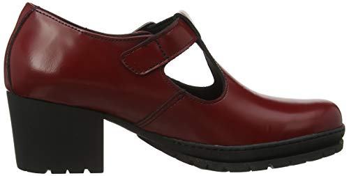 Art Candem, Zapatos de tacón con Punta Cerrada Mujer, Rojo (Burdeos Burdeos), 41 EU