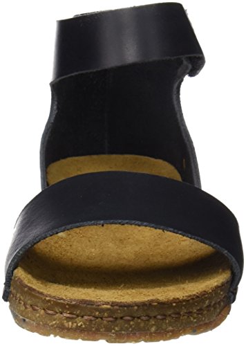 Art Creta, Sandalia con Pulsera Mujer, Negro (Black), 40 EU