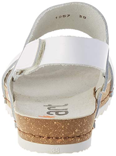 Art Creta, Sandalias con Punta Abierta Mujer, Multicolor (White/Sky White/Sky), 40 EU