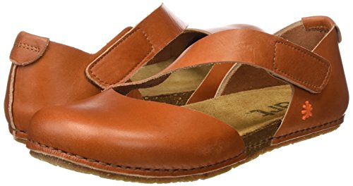 Art Creta, Sandalias con Punta Cerrada Mujer, Marrón (Cuero Brown), 39 EU