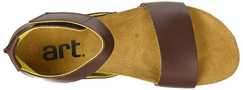 Art Creta, Sandalias Planas Mujer, Brown, 41 EU