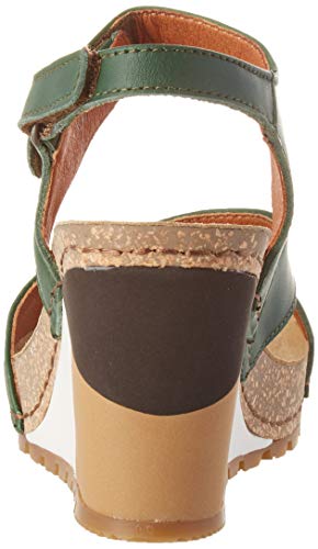 Art Güell, Sandalias con Punta Abierta Mujer, Verde (Forest Forest), 40 EU