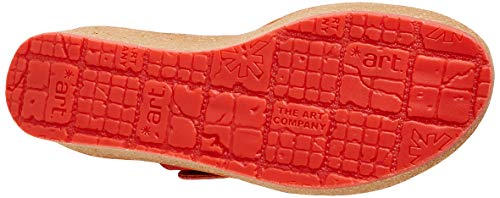 Art Parma, Sandalias con cuña Mujer, Coral, 37 EU