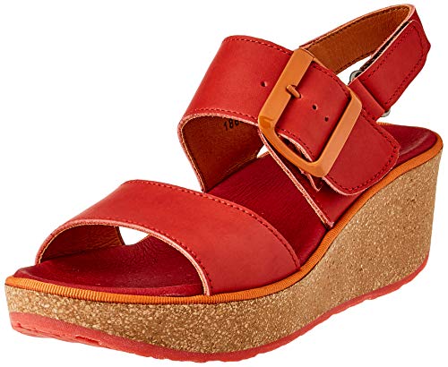 Art Parma, Sandalias con cuña Mujer, Coral, 37 EU