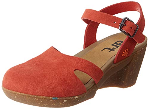 Art Rotterdam, Zapatos de tacón con Punta Cerrada Mujer, Rojo (Coral Coral), 39 EU