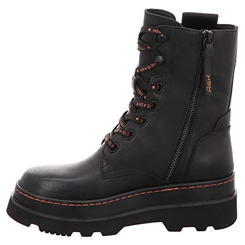 ASH - Botas con Cordones, Color Negro, Color Negro, Talla 39 EU