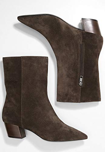 Ash Botines Carla de ante para mujer, color Verde, talla 37 EU