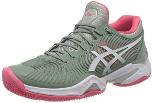 Asics Court FF 2 Clay, Tennis Shoe Mujer, Slate Grey/White, 38 EU