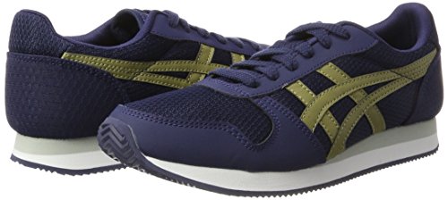 Asics Curreo Ii - zapatos de gimnasia Hombre, Azul (Peacoat / Aloe), 37 EU
