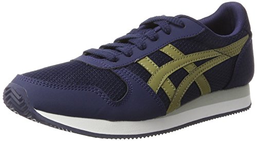 Asics Curreo Ii - zapatos de gimnasia Hombre, Azul (Peacoat / Aloe), 37 EU