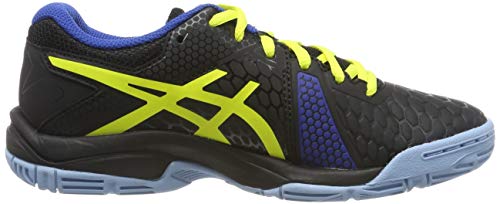 Asics Gel-Blast 7 GS, Zapatillas de Balonmano Unisex Niños, Negro (Black/Sour Yuzu 003), 32.5 EU