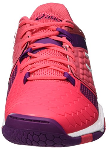 Asics Gel-Blast 7, Zapatillas de Balonmano para Mujer, Rojo (Rouge Red/White/Prune), 37.5 EU