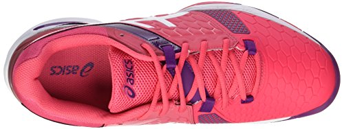 Asics Gel-Blast 7, Zapatillas de Balonmano para Mujer, Rojo (Rouge Red/White/Prune), 37.5 EU