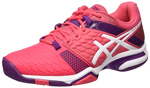 Asics Gel-Blast 7, Zapatillas de Balonmano para Mujer, Rojo (Rouge Red/White/Prune), 37.5 EU
