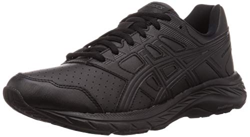 Asics Gel-Contend 5 SL, Walking Shoe Hombre, Negro, 43.5 EU