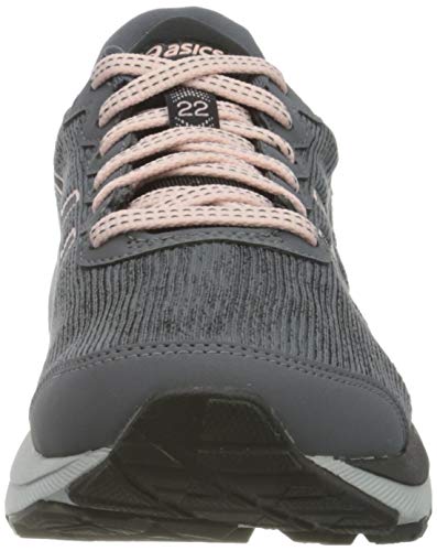 Asics Gel-Cumulus 22 G-TX, Road Running Shoe Mujer, Carrier Grey/Ginger Peach, 37 1/3 EU