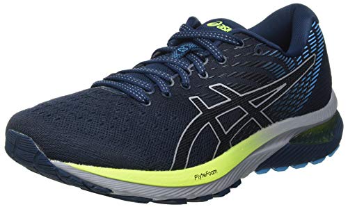 Asics Gel-Cumulus 22, Road Running Shoe Hombre, French Blue/Black, 42.5 EU