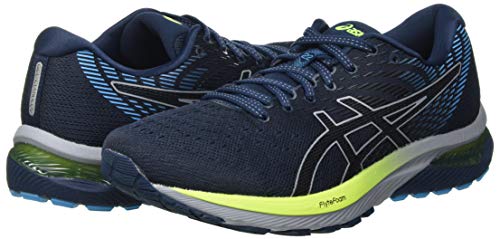 Asics Gel-Cumulus 22, Road Running Shoe Hombre, French Blue/Black, 42.5 EU