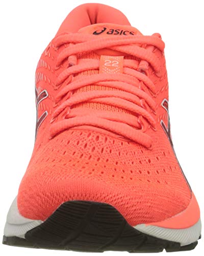 Asics Gel-Cumulus 22 Tokyo, Road Running Shoe Mujer, Sunrise Red/Black, 38 EU