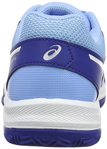 Asics Gel-Dedicate 5 Clay, Zapatillas de Tenis para Mujer, Azul (Monaco Blue/White 400), 42.5 EU
