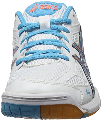 Asics Gel-Flare 5 W, Zapatos de Voleibol Mujer, Blanco Black 0, 47 EU
