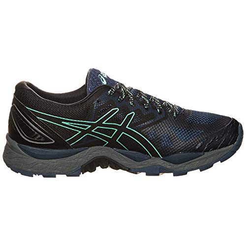 Asics Gel-Fujitrabuco 6 Trail, Zapatillas de Running para Mujer, Azul (Insignia Blue/Black/Ice Green), 37.5 EU