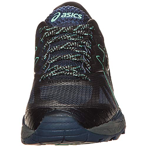 Asics Gel-Fujitrabuco 6 Trail, Zapatillas de Running para Mujer, Azul (Insignia Blue/Black/Ice Green), 37.5 EU