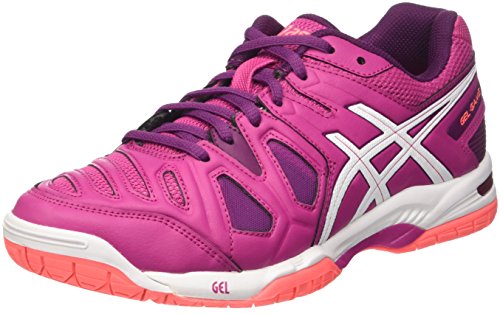 Asics Gel-Game 5 W, Zapatillas de Tenis Mujer, Multicolor (Berry/White/Plum), 37.5 EU
