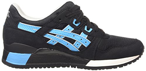 ASICS - Gel-Lyte III, Zapatillas Unisex Adulto, Negro (Black/Atomic Blue 9039), 43 EU