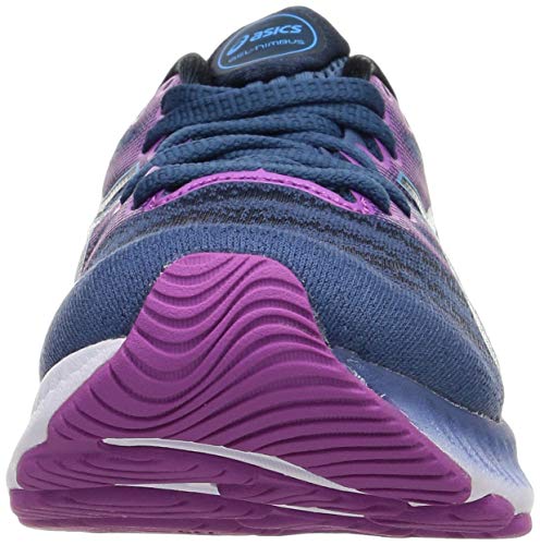 Asics Gel-Nimbus 23, Road Running Shoe Mujer, Grand Shark/Digital Aqua, 39 EU