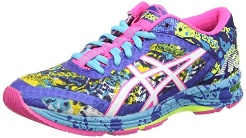 ASICS - Gel-noosa Tri 11, Zapatillas de Running Mujer, Azul (Asics Blue/White/Hot Pink 4301), 40 EU