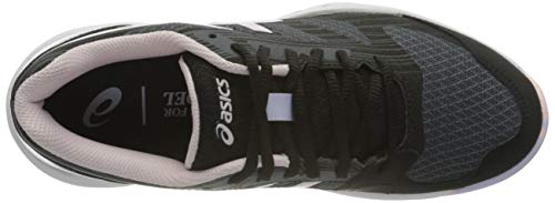 Asics Gel-Padel Exclusive 6, Indoor Court Shoe Mujer, Black/Pink Salt, 37.5 EU