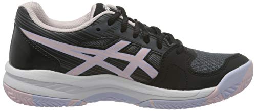 Asics Gel-Padel Exclusive 6, Indoor Court Shoe Mujer, Black/Pink Salt, 38 EU