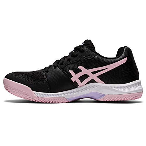 Asics Gel-Padel Pro 4, Indoor Court Shoe Mujer, Black/Pink Salt, 37 EU